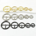Meetee AP464 19mm Garment Hardware Accessories Zinc Alloy Adjustable Pin Buckle Decorative Buckle for Bag Strap Belt Clothing
