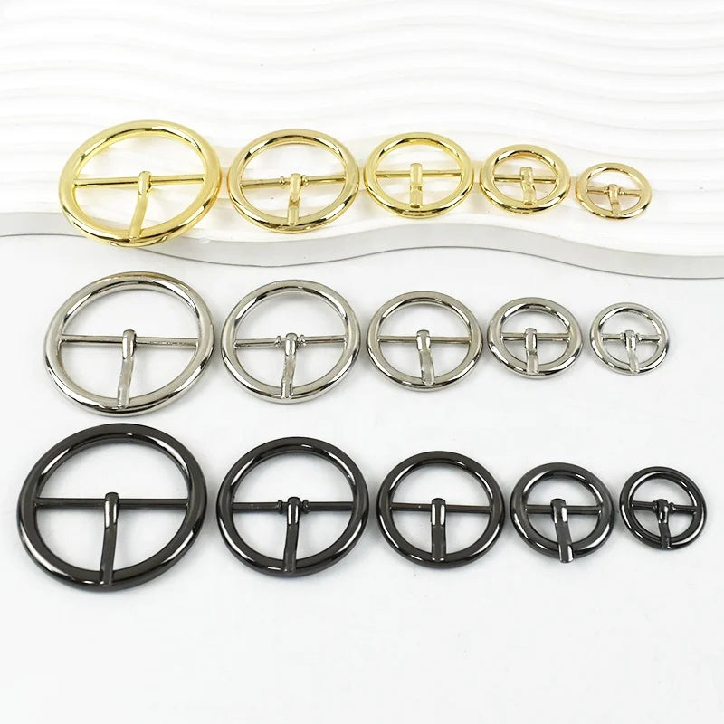 Meetee AP464 19mm Garment Hardware Accessories Zinc Alloy Adjustable Pin Buckle Decorative Buckle for Bag Strap Belt Clothing