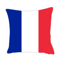 Flag Design Custom Burlap Cushion Democratic France Flag Seat Cushions Pillow for Home Seat Decoration