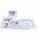 Wholesale Luxury 5ml 10ml 20ml 30ml 50ml Acrylic & PP Double Wall Cosmetic Cream Jars with Screw Top for Eye Cream