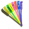 Vinyl Wide Face Shaped Wristband Pvc Festival Wristbands for Events with logo
