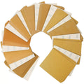 4-1/2 X 5-1/2 in Sandpaper Sheets 80 120 150 220 240 320 400 600 800 1000 Grit Aluminum Oxide Material 40pcs/set 40sets/carton