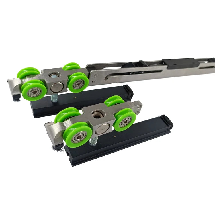 Soft Closing Sliding Door Roller for Wooden Door with Brush SUS304 Material Modern Design Apartment Use