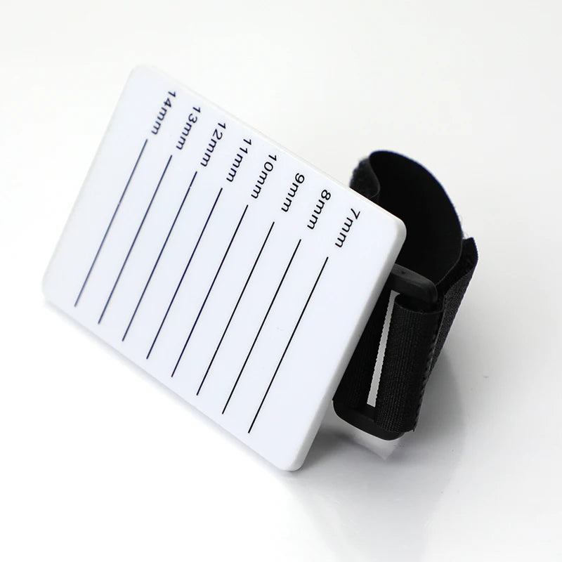 Portable Eye Lash Display Board Eyelash Scale Tray Holder for Salon Acrylic Lash Tile