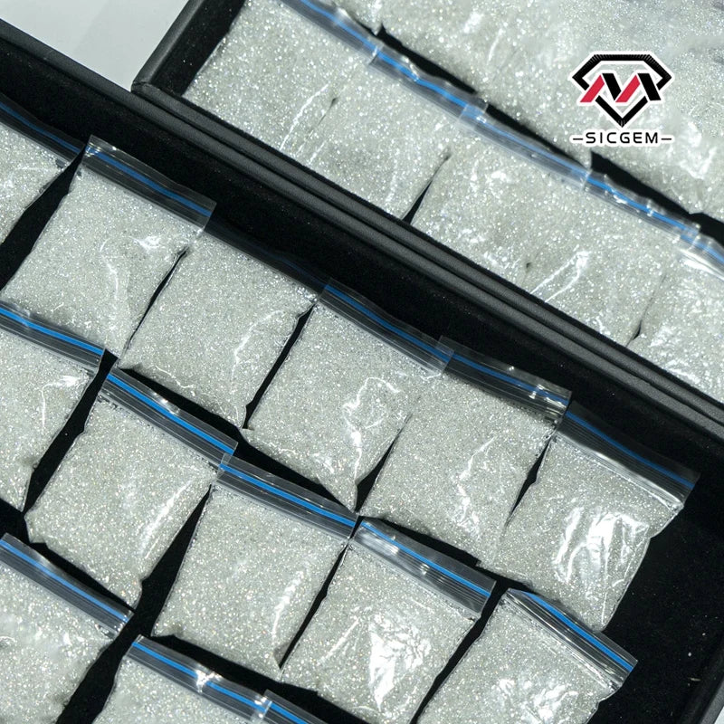 Loose Round Cut Bezel Moissanite Melee Stones for Jewelry & Accessories for Watches & Other Items