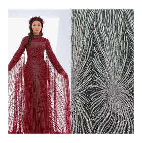 Luxury Plain Printed Water Resistant Breathable Microfiber Fabric Wedding Dress for Girls-Polyester/Metallic China Wholesale