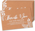 Custom Kraft Paper Custom Service Thank You Card Business Greeting Card With Custom Printing