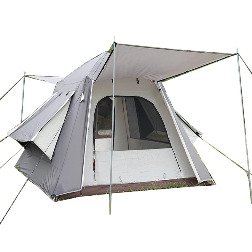Glamping Luxury Project Safari Tent Supplier Alu Pole Yurt House Resort Camp Tent Beach Tent
