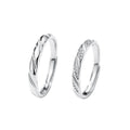 Wholesale New Diamond Rings Sterling Silver love Couples Jewelry 925 Sterling Male and Female Wedding Rings Fine Jewelry Rings