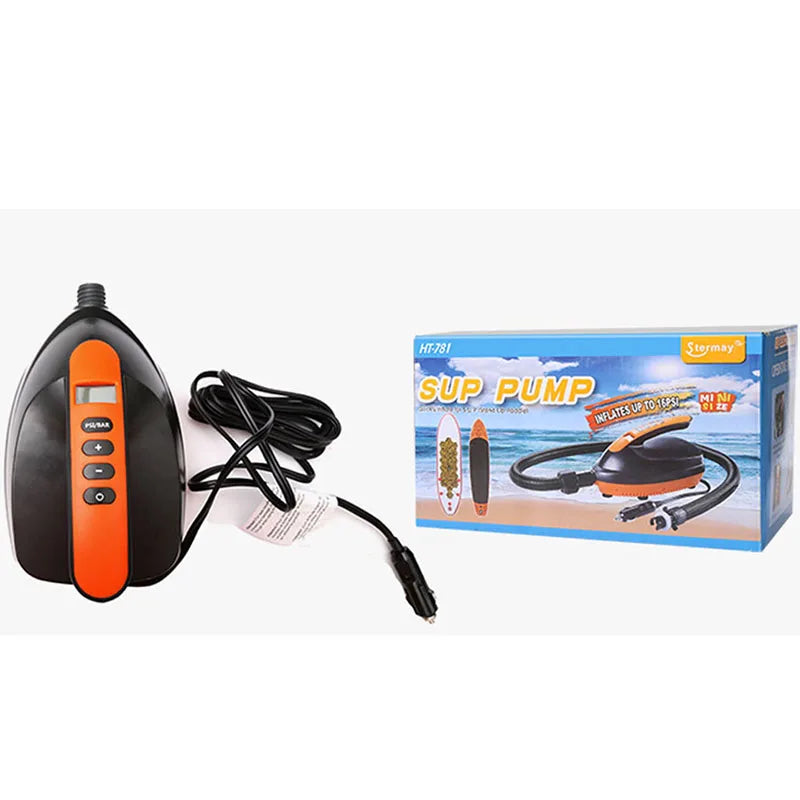 Stermay HT-781 in Stock Electric Pump for SUP Paddle Board High Air Pressure 16PSI Fast Inflation Inflatable Product CE Quality