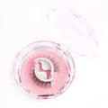 New Design Glueless Reusable 5D Self Adhesive Mink Eye Lashes Vendor Handmade Full Strip Fake Eyelashes
