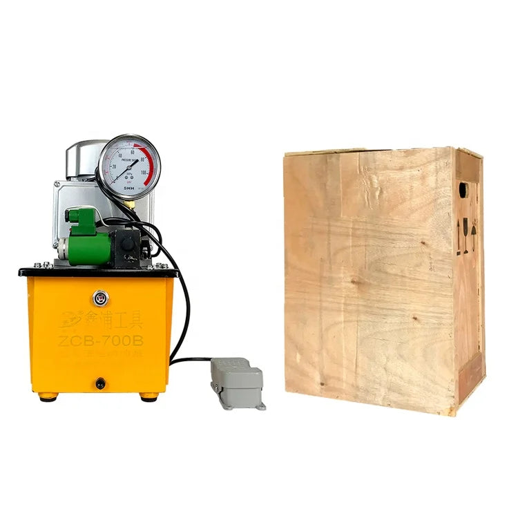 ZCB-700B Electric Hydraulic Oil Power Pump Electric 220v High Pressure Electric Pump Single-stage Pump 750w 70mpa