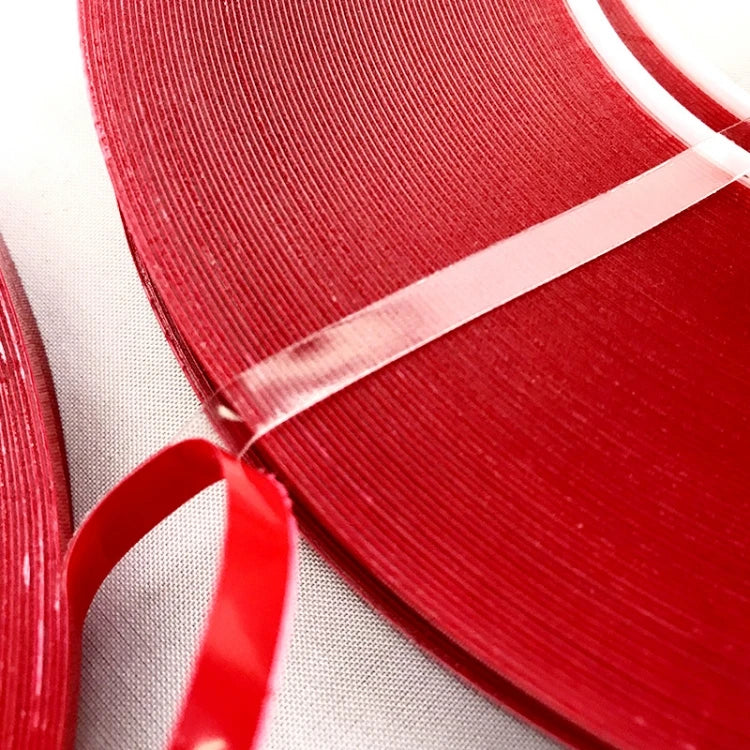 Strong Non-marking Waterproof High Temperature Resistant White Acrylic Foam Red Film Double-sided Tape