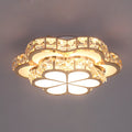 14W 25cm Width Modern Crystal LED Ceiling Mounted Light Chandeliers Wall Hallway Corridor Lamp Changeable 3 Colors Lustr