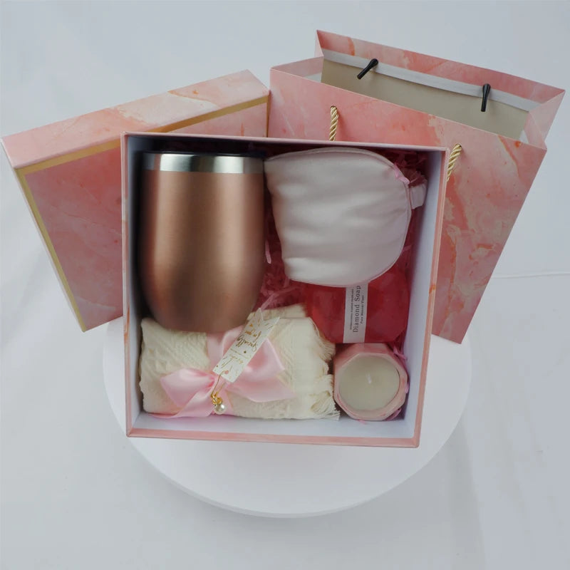 Luxury Birthday Gifts for Women Friend Wife Girlfriend Bath Set Relaxing Spa Gift Baskets Ideas Get Well Soon Spa Gift for Mom