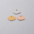 Hot Selling Mirror Stainless Steel DIY Personalized Simple Cloud Engraved Pendant Accessories