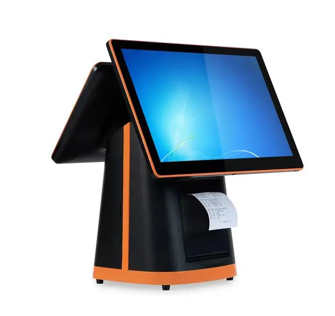 Android 15.6 Inch Touch Display Cash Register POS System Built in 80mm Printer With 11.6 Inch 2nd Display for Retails Restaurant