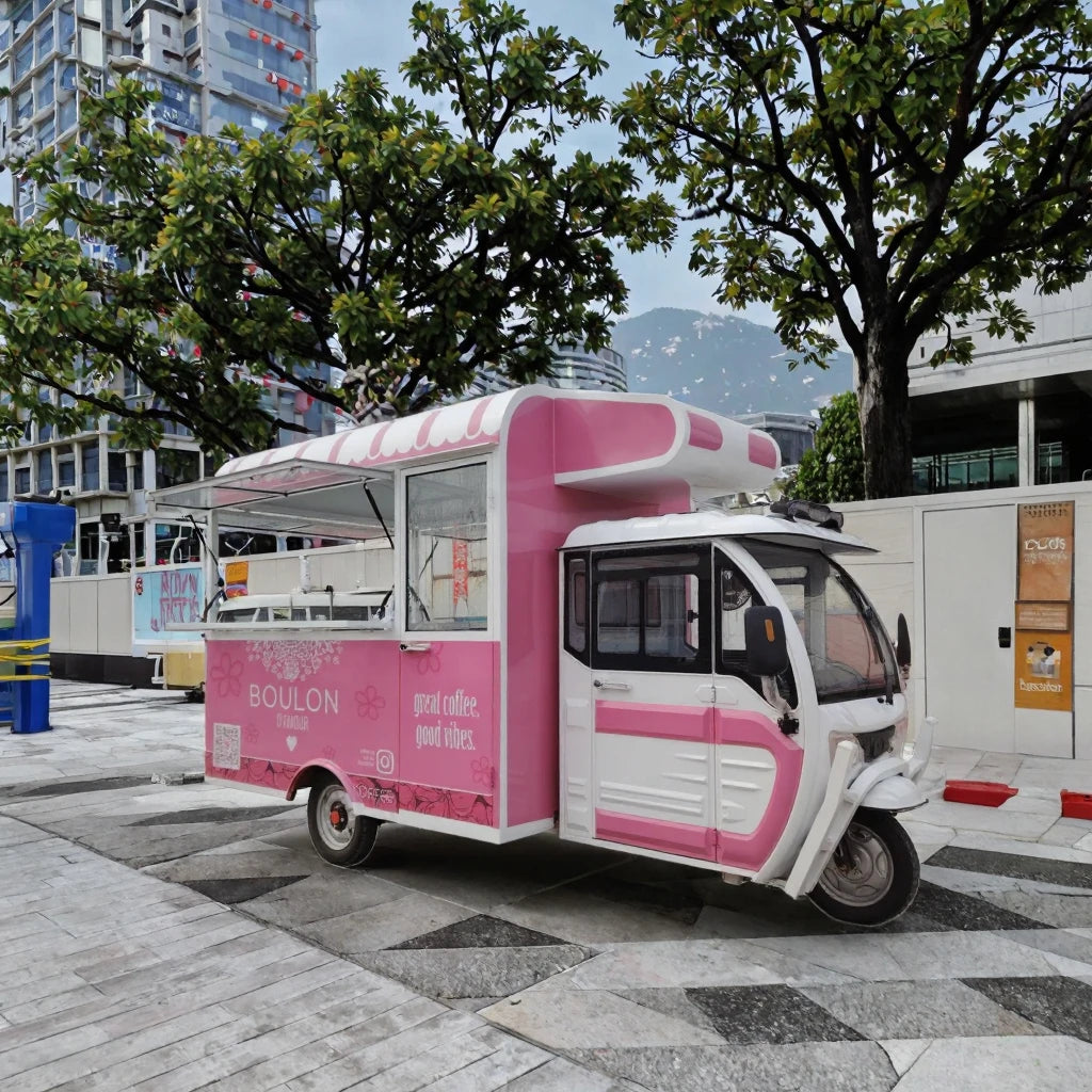 Hot Selling Factory Outlet Towable Food Trailer Multipurpose Mobile Electric Fast Food Snack Beverage Tuk Tuk Food Truck