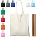 Custom Blank Personalized Reusable Eco-Friendly Recycled Cotton Canvas Medium Beach Tote Bag with Handled Print Logo