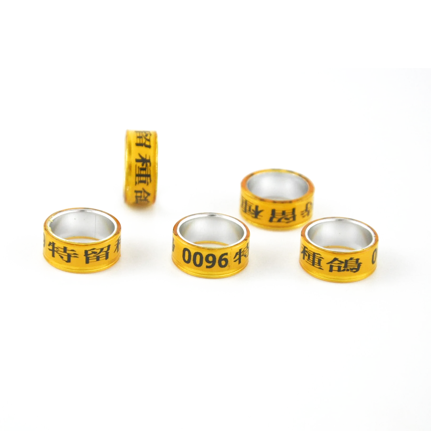 Pigeon Aluminum Plastic Ring Bands Foot Bands Other Pet Products 2021 Multi Color 0.45g/pcs Sustainable 6.8mm 10mm Free 7mm