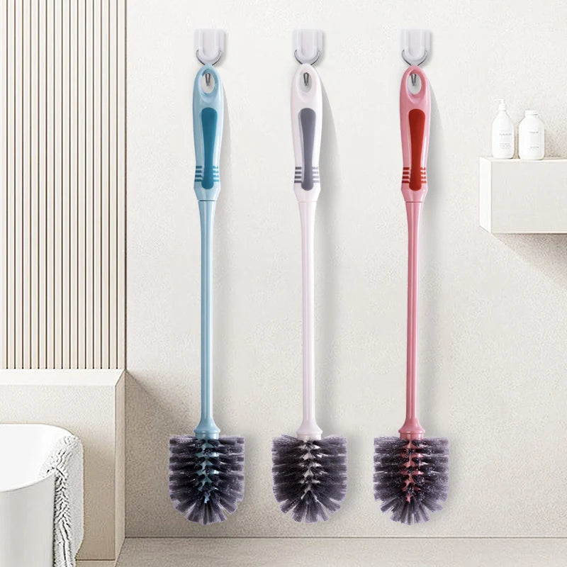Hot Sale Mop Plastic Long Handle Bathroom Toilet Bowl Brush Portable Toilet Bowl Cleans Tool Brush Sponge Mop