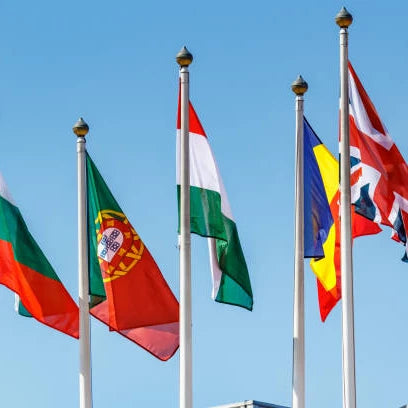 Supplier Finials Hands Huge Flag Poles Stand 20m Base Electric Stainless Steel Guide Large Steel Flagpole Outdoor for Sales