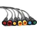 Mayebikes Julet 2/3/4/5 Pin Conversion Line Waterproof Extension Cable Wire for Throttle Display Ebrake Light Ebike Parts