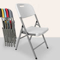 Factory Direct Sale Simple Folding Chair Portable Plastic Leisure Dining Chair Backrest Office Computer Chair
