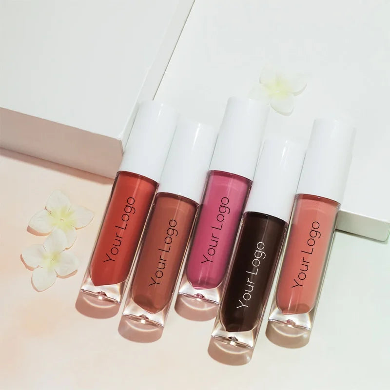 Wholesale 45 Colors Waterproof Matte Long Lasting Liquid Lip Stick Nude Mate Moisturizing Velvet Lipgloss Women Makeup