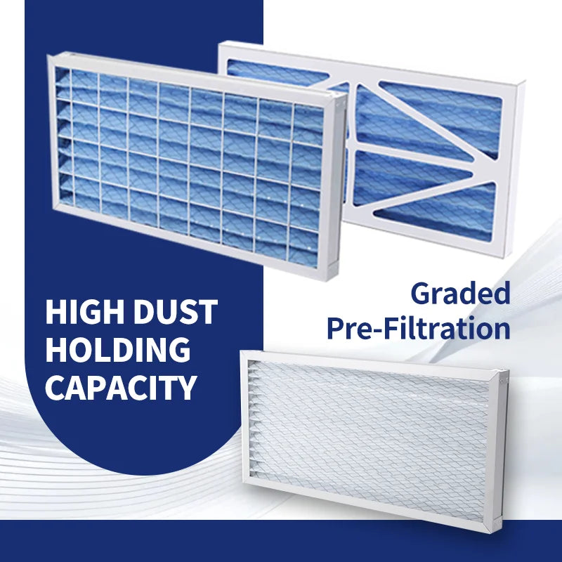 HVAC Filter G3 G4 Panel Pre Filter 20x20x1 Merv 13 (4-Pack) Air Conditioner Filters for MoldBacteriaSmoke Plate Filter Replace