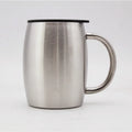 Coffee Mug 14OZ Double Wall Insulated Stainless Steel Tumbler with Reusable Cup with Handle for Gift