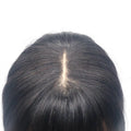 AU 100% Human Hair Piece Machine Made Silk Base Hair Toppers for Women with Natural Hair Seam
