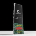 Custom Design Wholesale Special Crystal Trophy Transparent Marble Base Trophy Carved Souvenir Gift