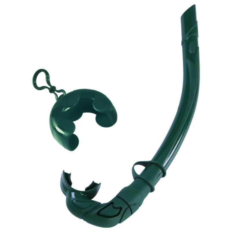 2024 New Design Good Quality Foldable Food Grade Silicone Mouthpiece Underwater Swimming Adult Freediving Wet Diving Snorkel