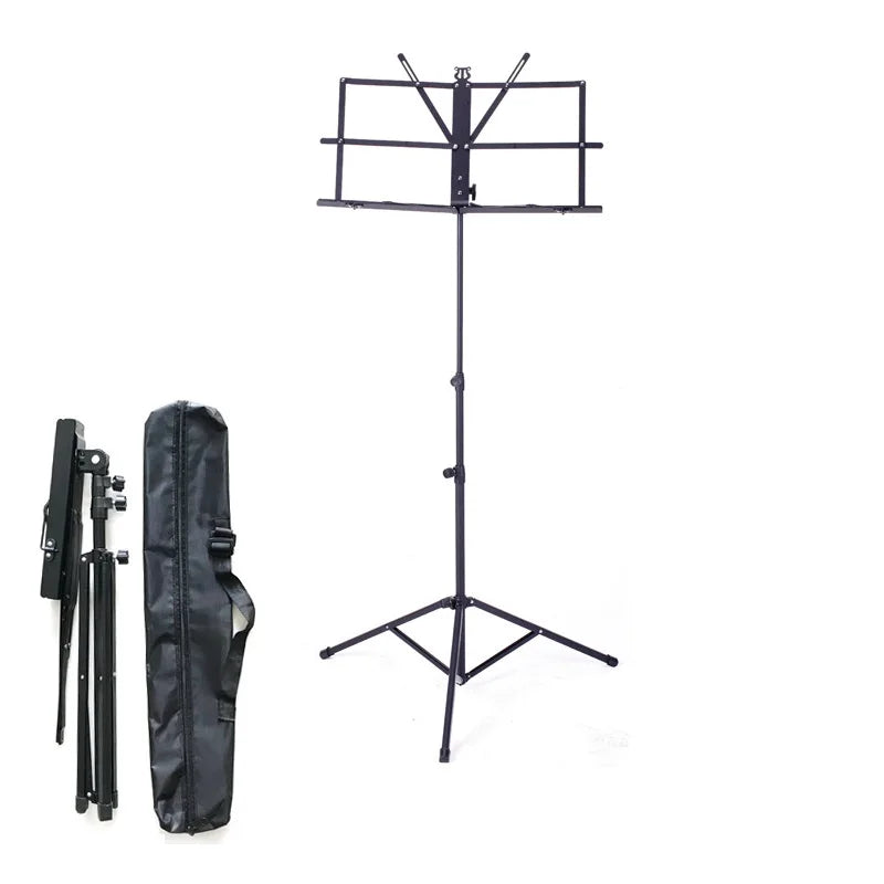 Music Performance Portable Lifting Folding Music Stand for Sheet Music