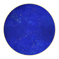 High-grade Blue Star Pattern with Gold Rim Bone China Ceramic Charger Dinner Plate Set for Household Restaurant Wedding Use