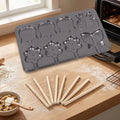 8 Cup Non Stick Carbon Steel Multi Shaped Bakeware Pops Cake Cookie Baking Pan and Pastry Candy Mold With Wooden Sticks Set