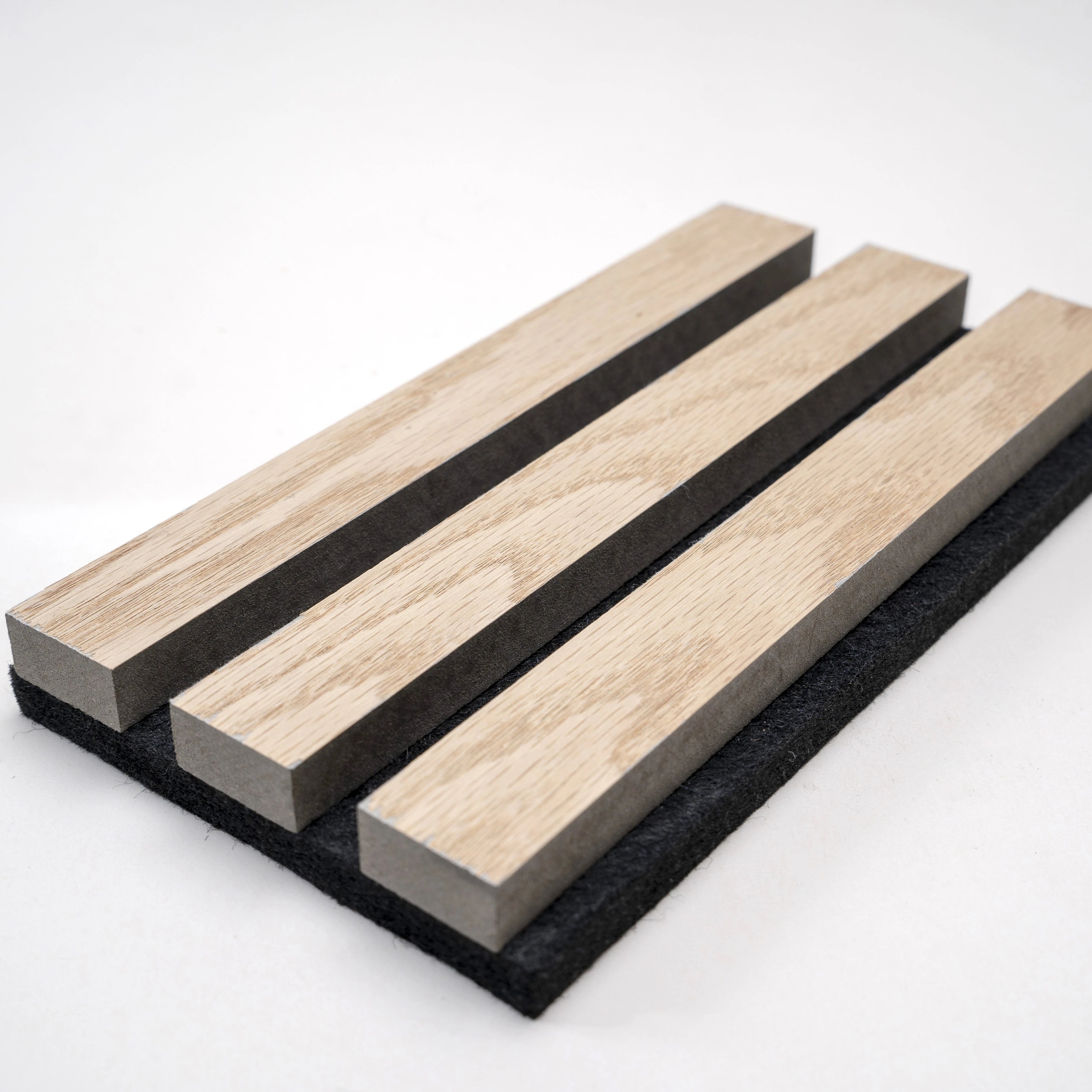 GANYOUNG Indoor Soundproofing Grooved Acoustic Slat Wooden Wall Panel for Wall