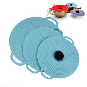 Hot Selling Silicone Lid Cover Anti Spill Kitchen Tools Pot Cookware Parts