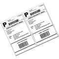 A4 Black Code Thermal Paper Continuous Direct Waybill Label Sticker Transfer