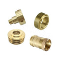 Customize CNC Turned Milled Service Brass Materials for Wall Light Thread Fitting Lighting Lamp Parts