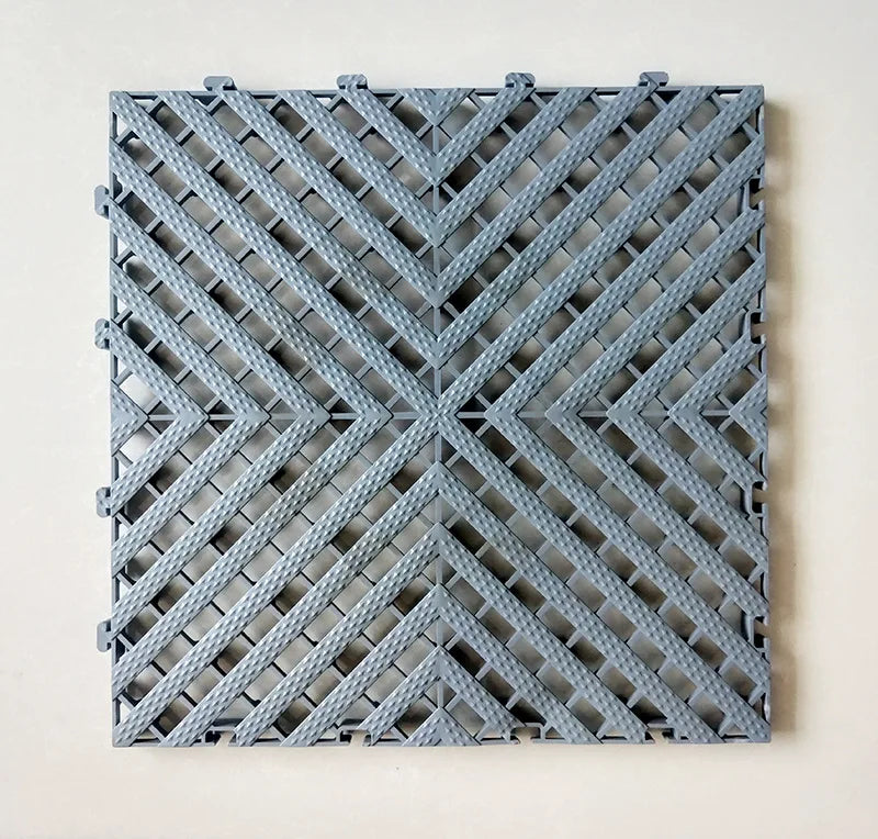 Factory Free Sample Pp Interlocking Plastic Garage FlooringVinyl Dalle Floor Tiles for Diamond Plate Garage Floor