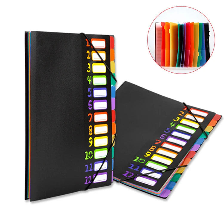 A4 Organ Document Bag Multi-Layer Folder Student Test Paper Folder File Cover Expanding Pouch Bag Office Supplies Stationery