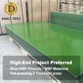 Marine Green PP Plastic FILM FACED Plywood Sheet for Concrete Form Shuttering Board Plastic