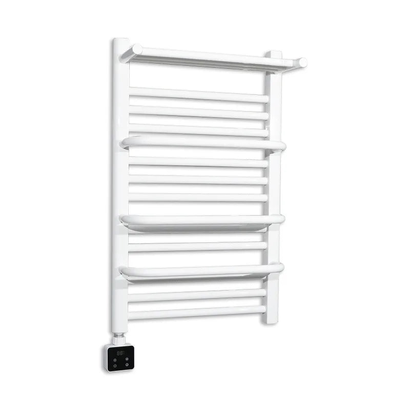 Smart Control Modern Stainless Steel Electric Towel Rack Heater with Double Towel Bars Wall-Mounted Bathroom Radiator