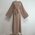 Formal Women's Party Elegant Long Sleeve Dresses Abaya Women Muslim Evening Dress Ladies Casual