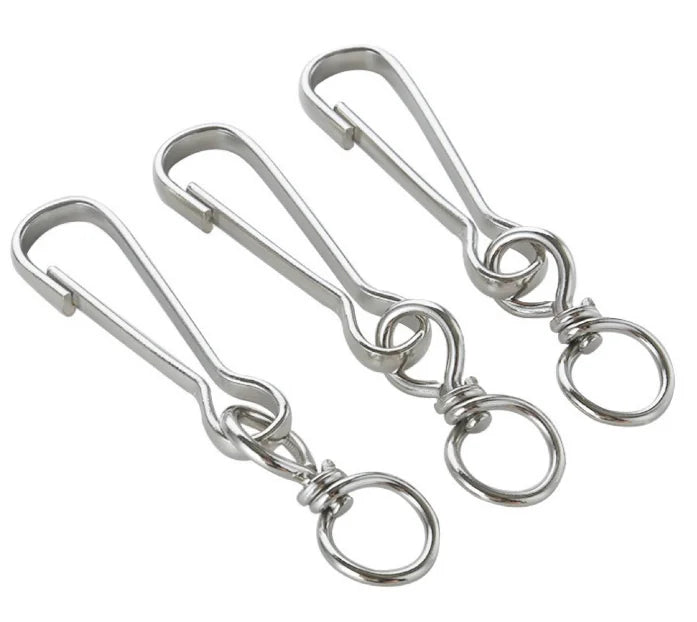Metal Snap Hook Keychain Bags Lanyard Hook Clasp Simplex Hook