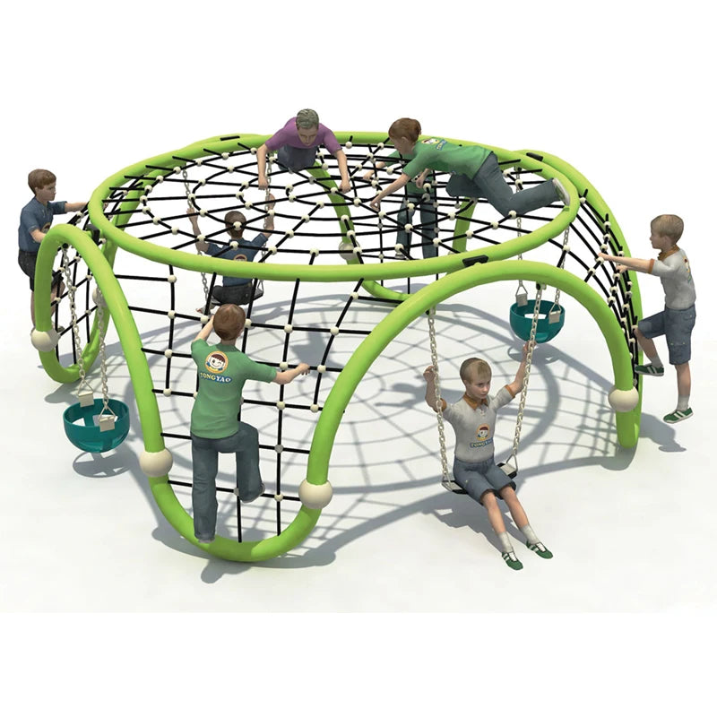 Hot Sale Customized Color Nylon Rope Climbing Net Playground for Adults & Children Indoor/Outdoor Exercise Amusement Installable