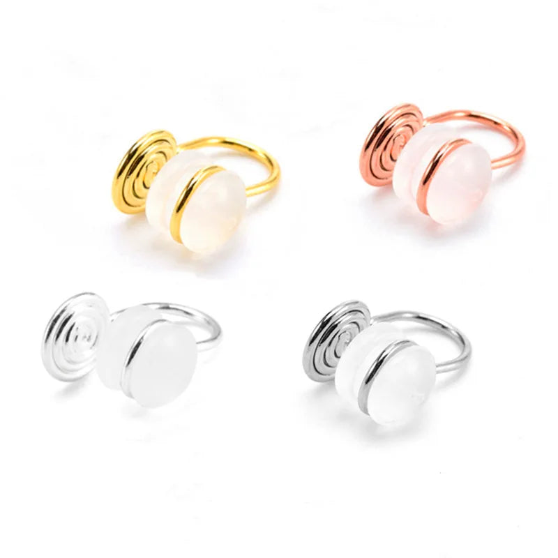 Wholesale Invisible and Painless Earring Converters18K PlatingPierced to Not PiercedChange Earring Post to Non-Pierced Clip-O