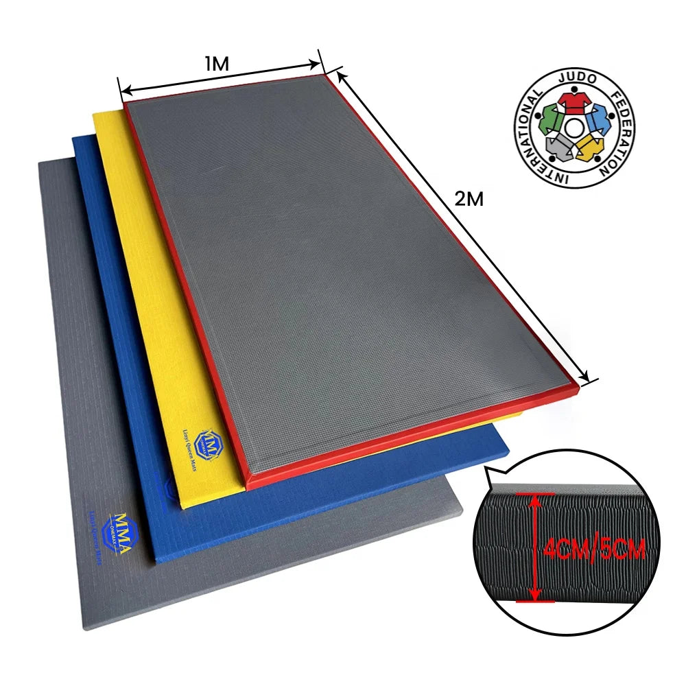 LinyiQueen Judo Tatami Vinyl Fubric Matte 4 cm Precio Para Judo De Matras 2 Inch Thick Judo Mat